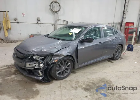 2021 Honda Civic Ex z USA, uszkodzony, nr VIN 19XFC1F3XME202057